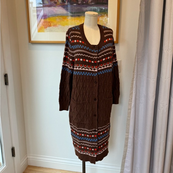 Joh. Long Savita Long Cardigan - Picture 2 of 6